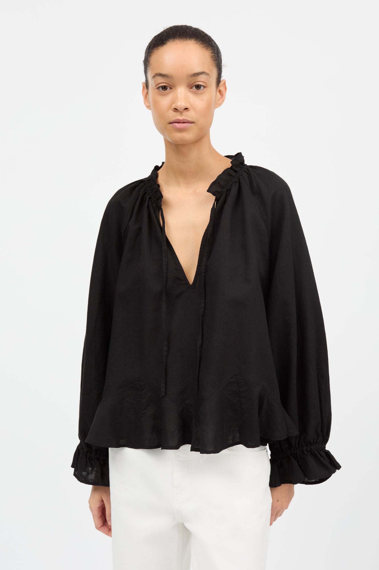 Skall Studio Benedette blouse Blouse Black